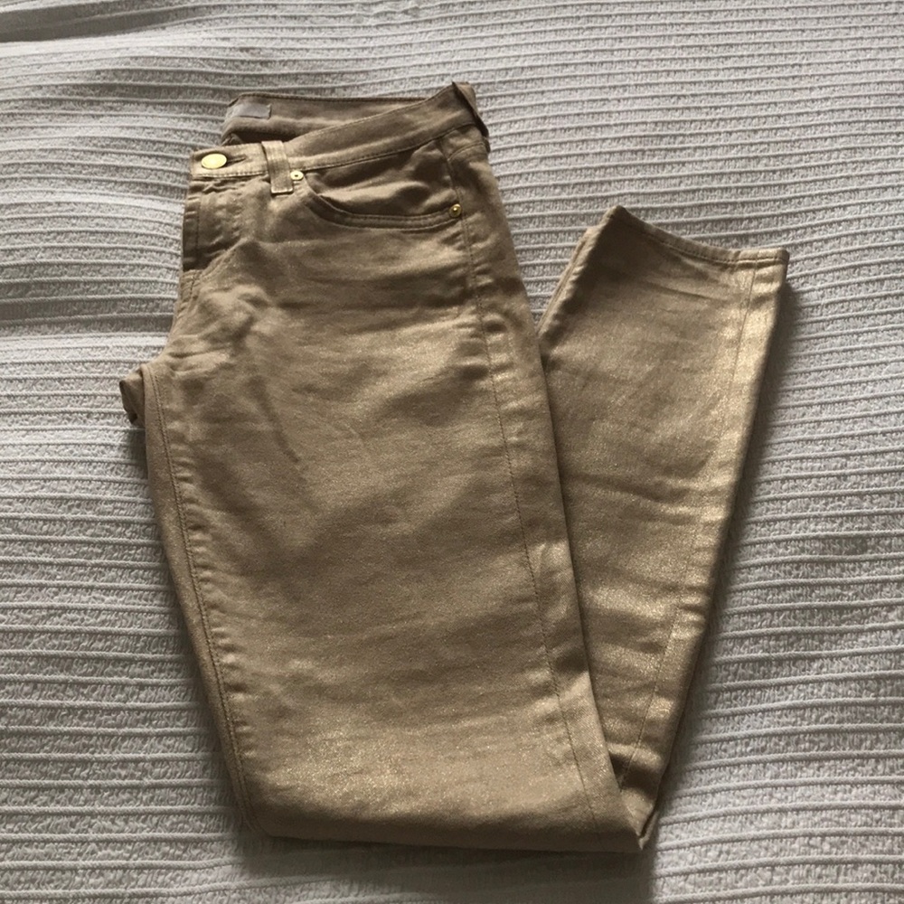 Gold 7 For All Mankind Jeans
